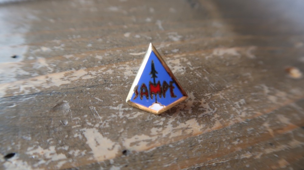 Vintage SAMPE CHAPTER LAPEL OR HAT PIN 1.6cm