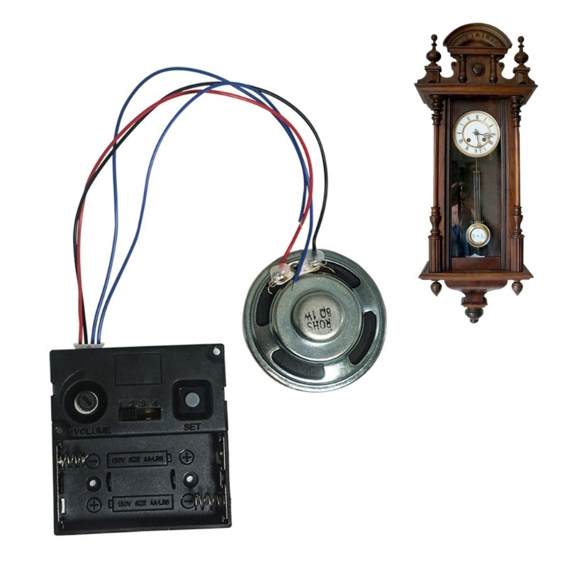 Chimes Wall Clock Access Quartzs Movement With Speakers Melodys Box Clock