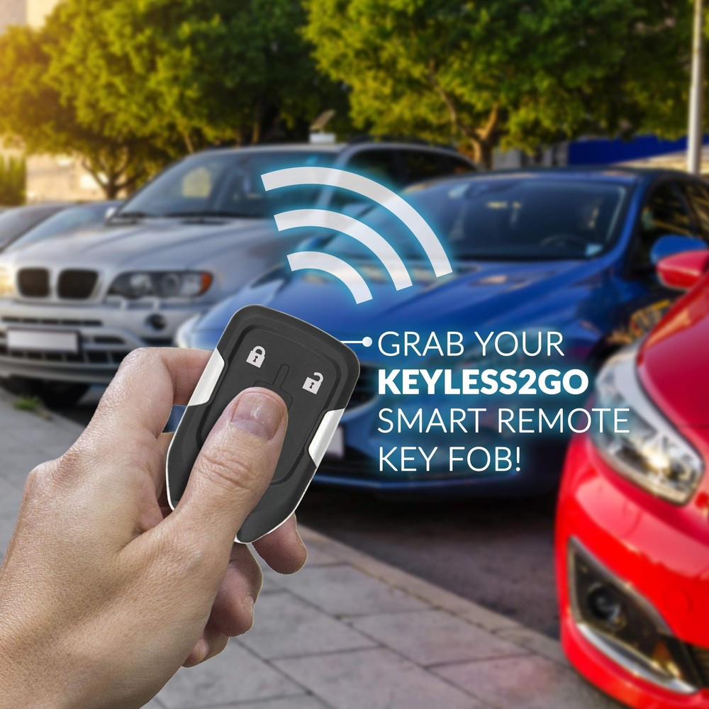 Keyless2Go Replacement for 4 Button Proximity Smart Key GMC HYQ1AA 1 Pack