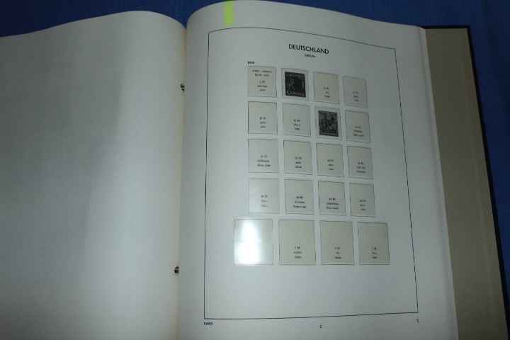 BUND Germany + Berlin DAVO Hingeless binder dustcase BlueLakeStamps Most Useful