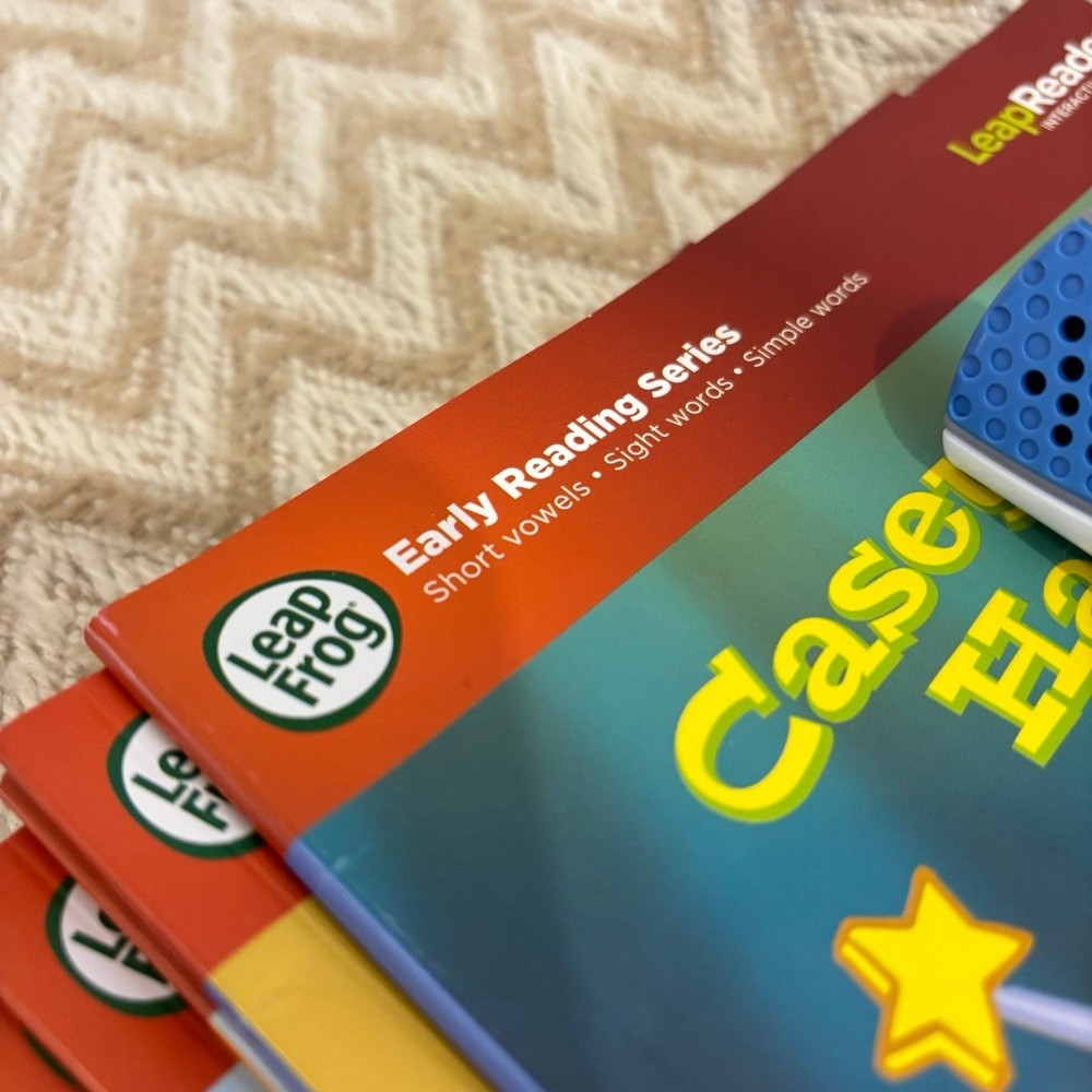 LeapFrog LeapReader System Learn To Read 9 Book Bundle With Pen