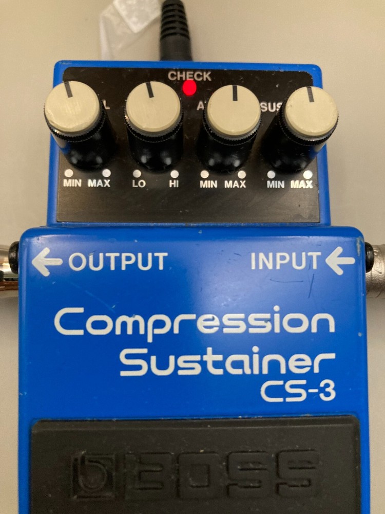 BOSS CS-3 Compression Sustainer Effects Pedal Tested Working
