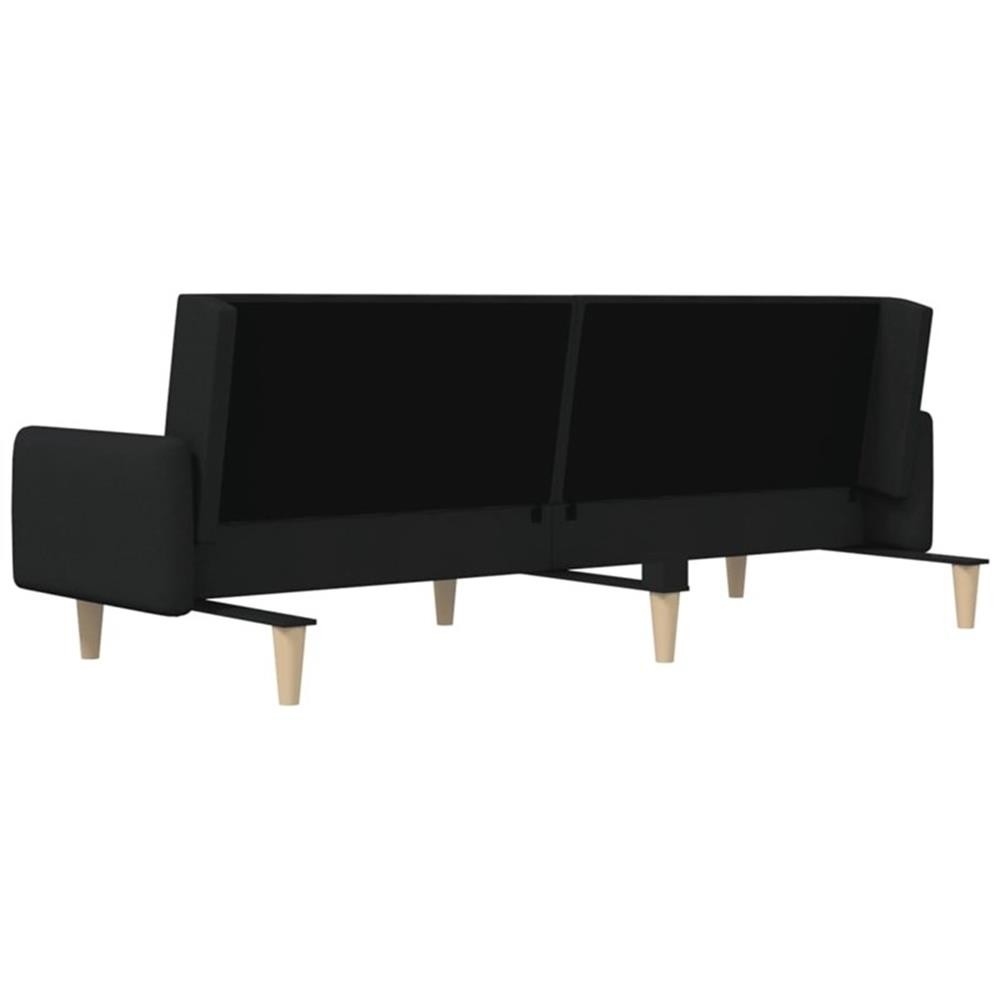 Bowery Hill Modern / Contemporary Sofa Bed in Black Polyester