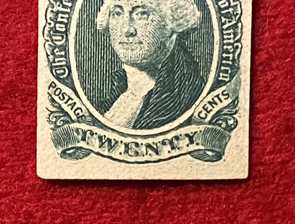 1861-1864 **CIVIL WAR** SCOTT# CSA-13 {CONFEDERATE STATES} 20 CENT STAMP! HIGH$$