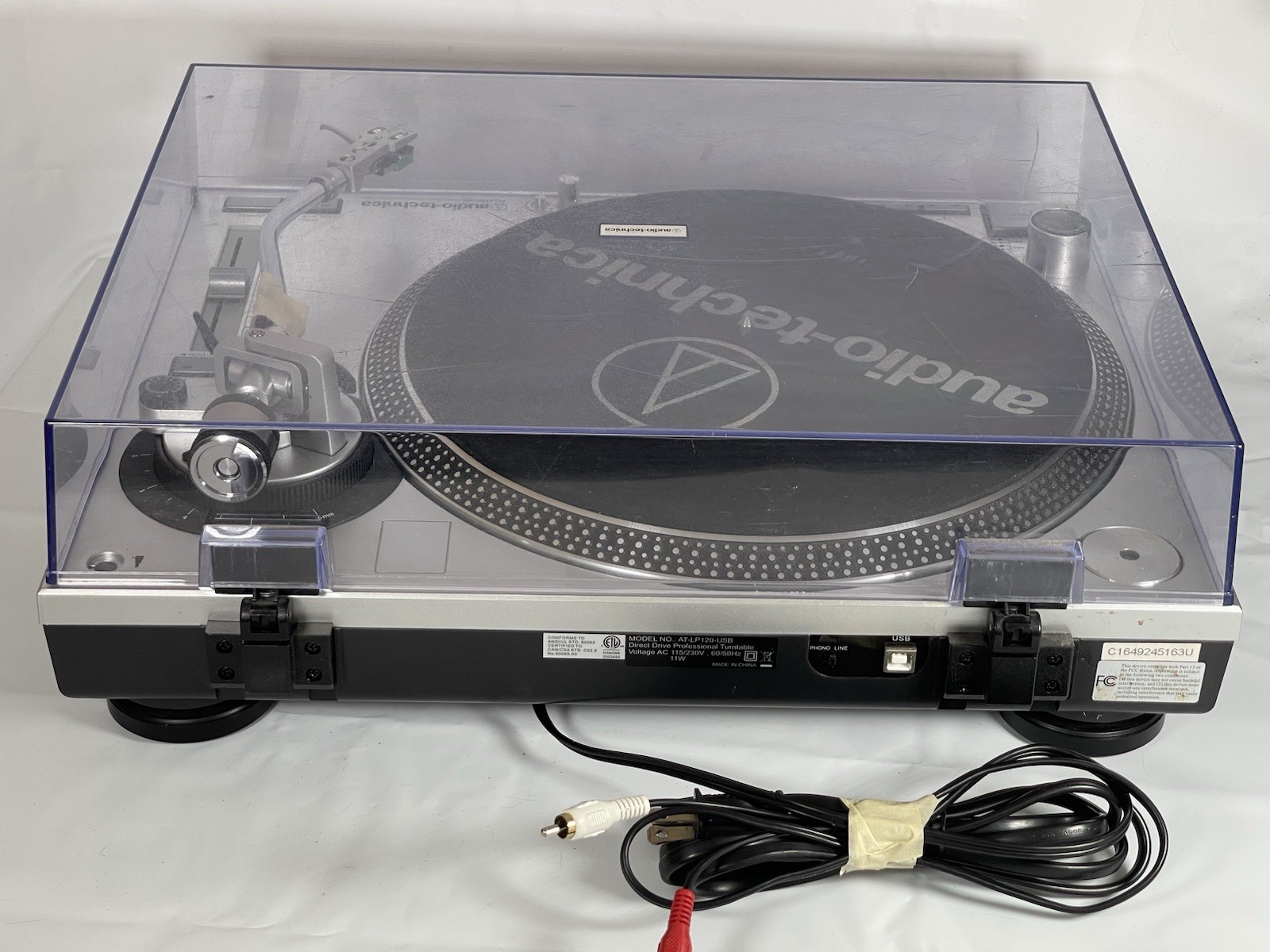 Audio-Technica AT-LP120-USB Direct-Drive Professional Turntable READ