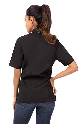 Women's Springfield Chef Coat Medium Black
