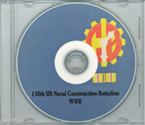 Seabees 130th Naval Battalion Log WWII on CD RARE