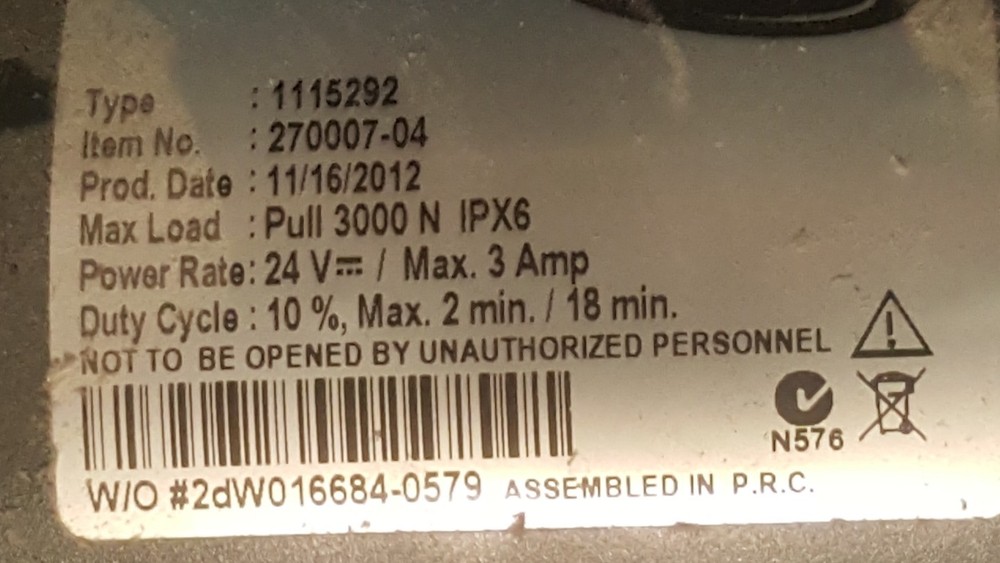 Invacare motorized bed G5301IVC