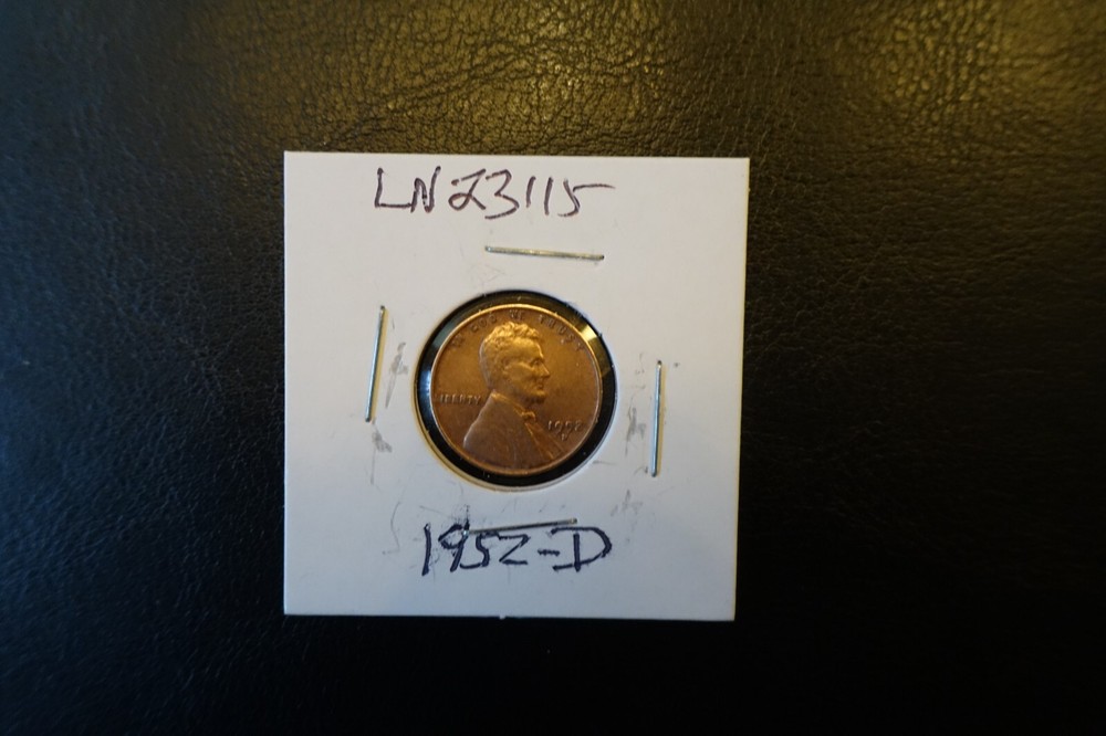 1952-D 1 cent Lincoln  Penny