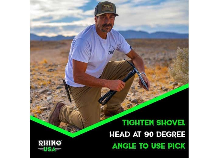 Rhino USA RNO-ETOOL Folding Survival Shovel