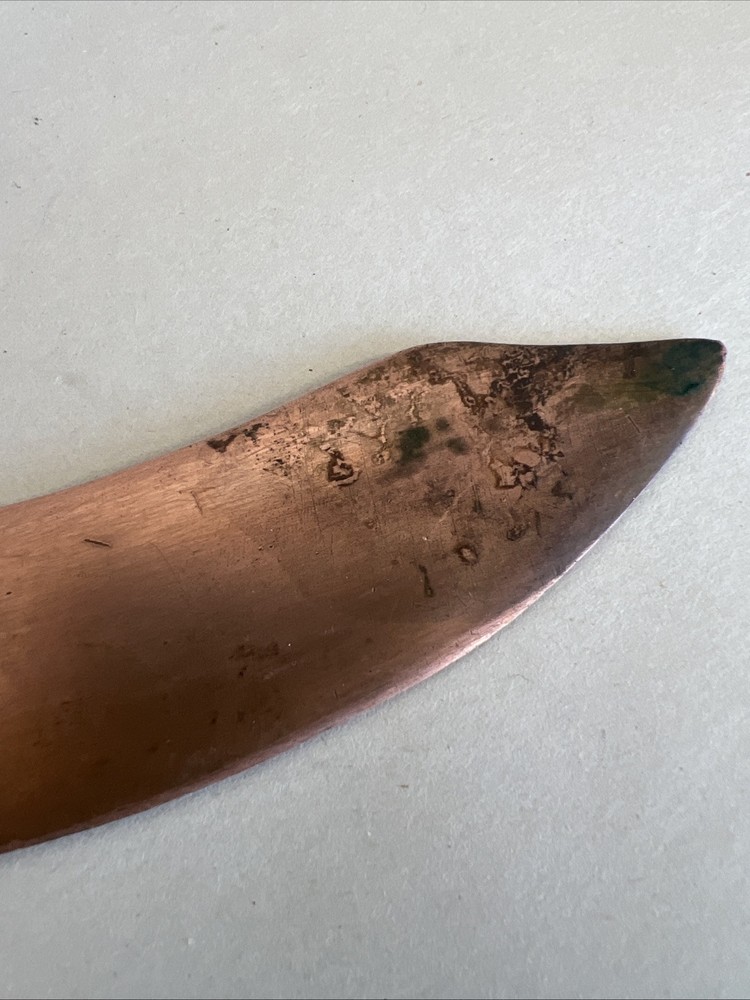 Vintage Handmade Copper Knife