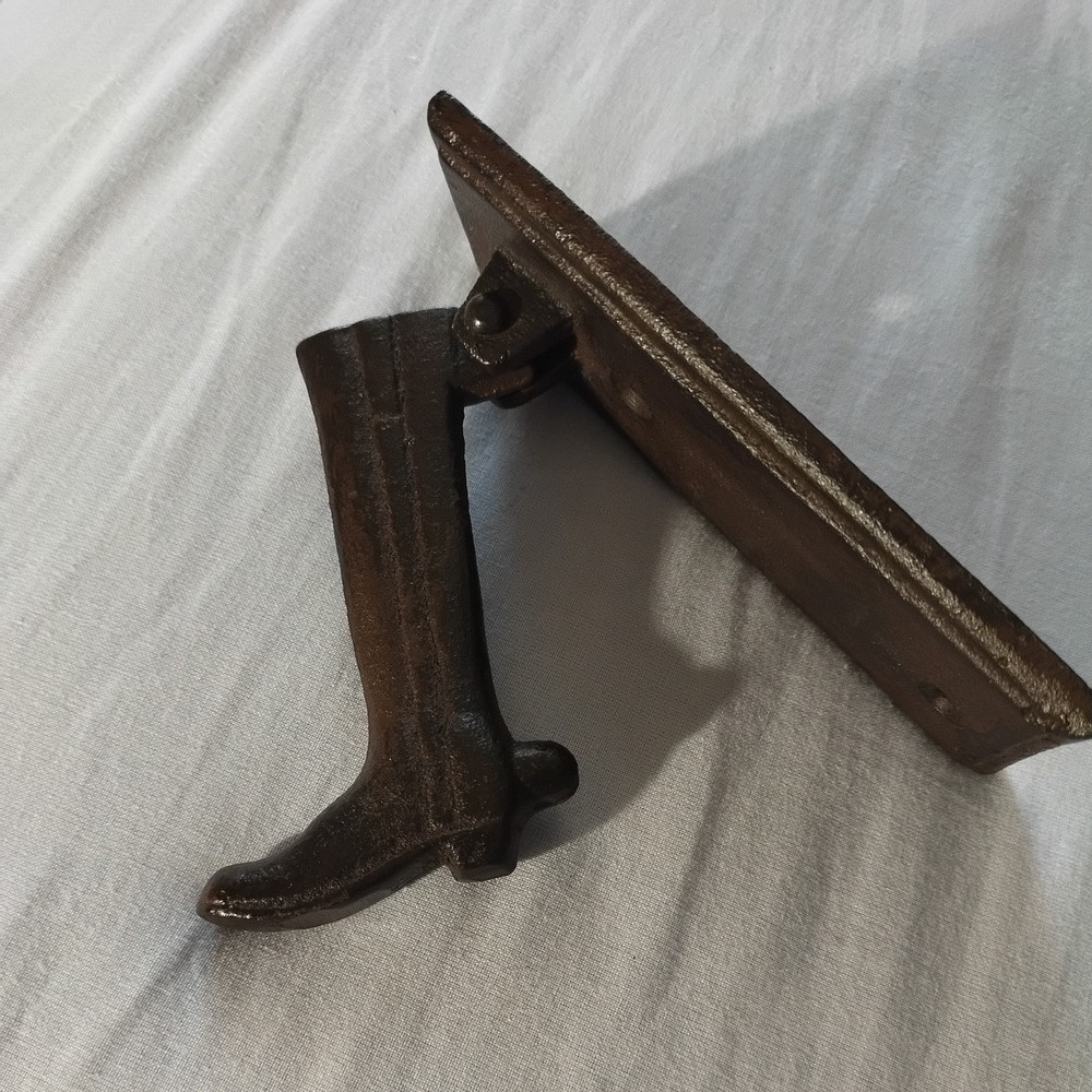 Door Knocker Cast Iron Boot Shaped