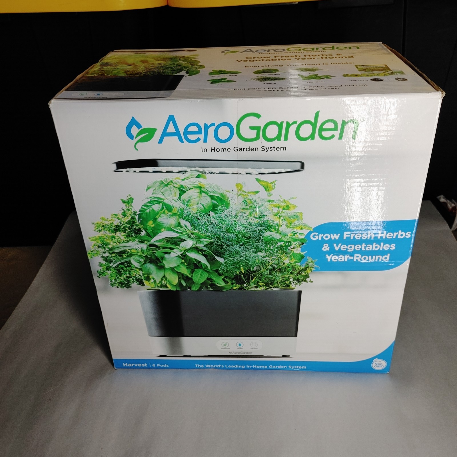 Aerogarden In-Home Garden System Harvest 6 Pods (Opened Box)