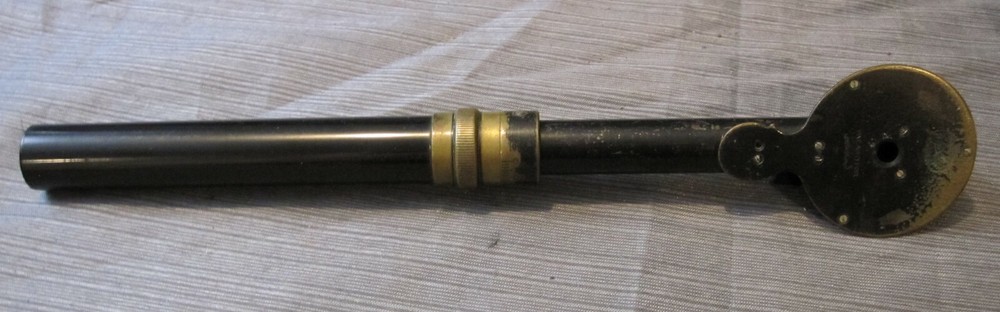 Vintage/Antique Mirrored Optometry Tool w battery Compartment & Extra Part