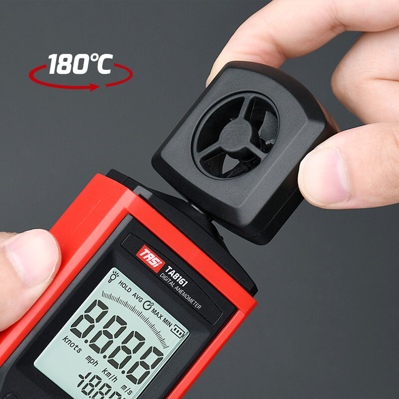 TA8161 Digital Anemometer Handheld Wind Speed Meter Measuring Air Conditioning