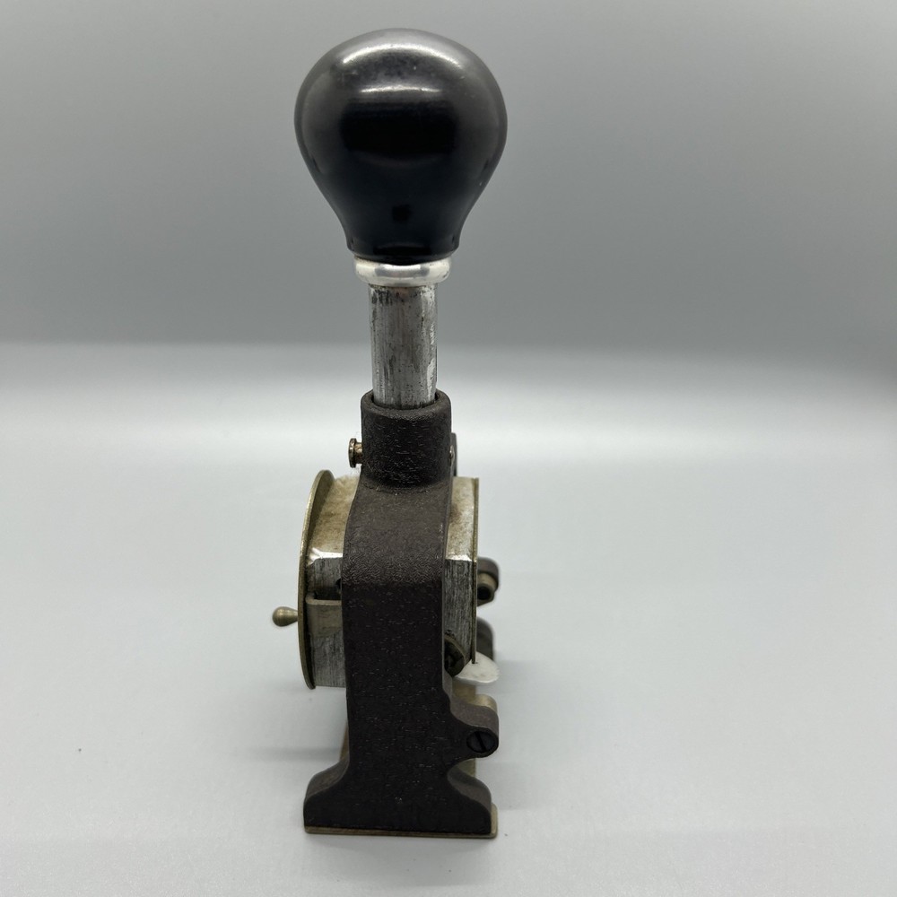 Bates Multiple Movement Six Wheel Numbering Machine Type-E Re-Inkable