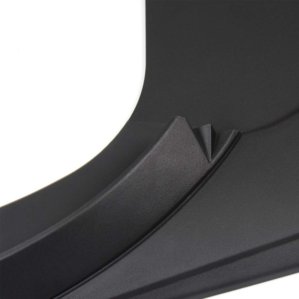 Splash Guards Mud Flaps for Pickup Trucks Front Rear with Hardware Black
