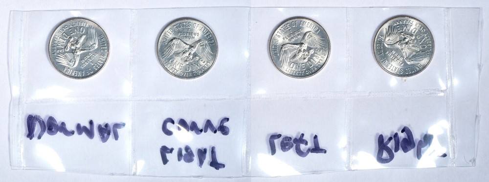 2026 Emerging Liberty Dimes Die cud Errors (4-Coin Error Set) 2026 P-Mint