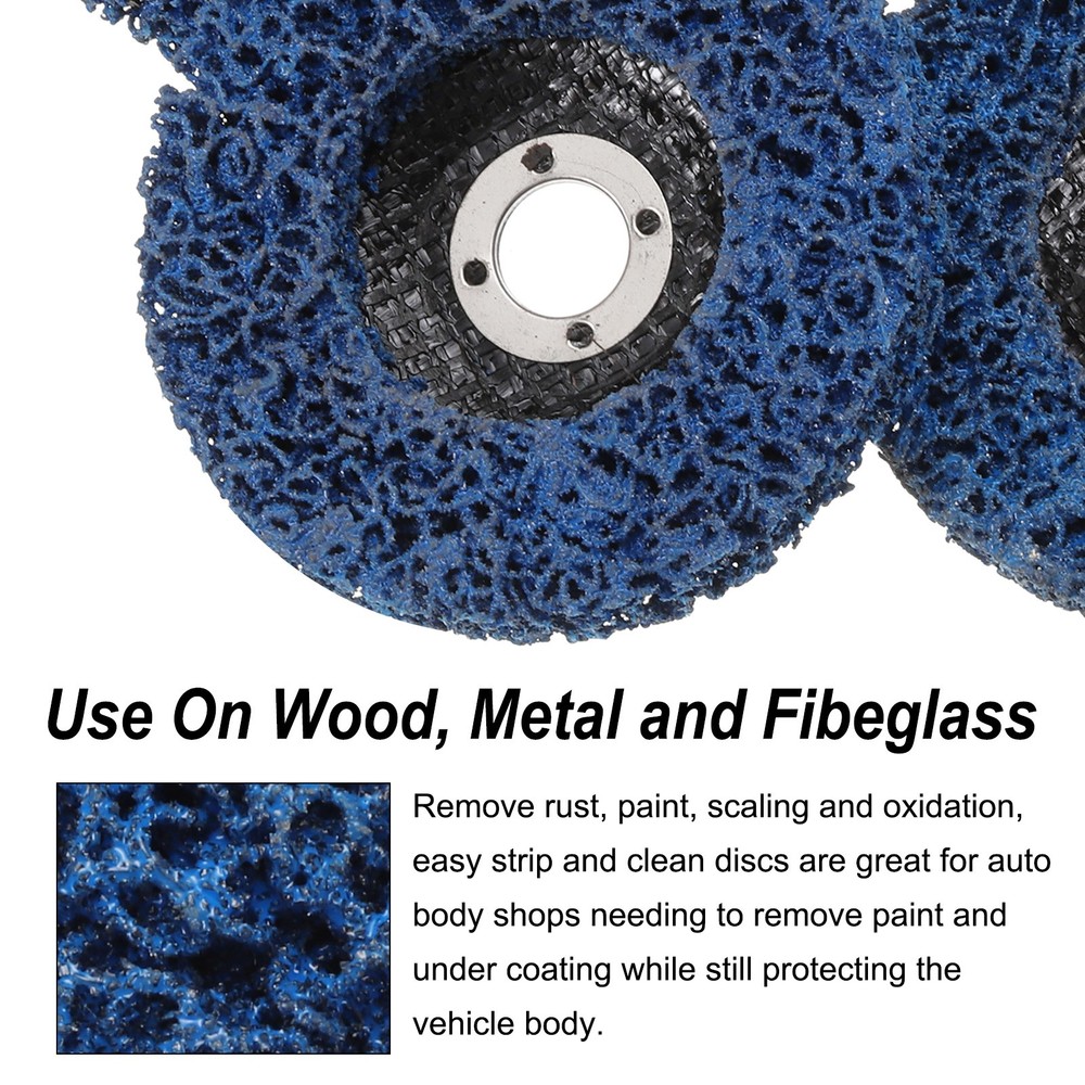 12pcs Strip Discs Stripping Wheels Set 4"x5/8" for