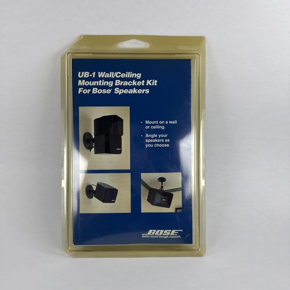 Bose UB-1 Speaker Wall/Ceiling Mount Kit - NEW - Damaged Packaging NOS