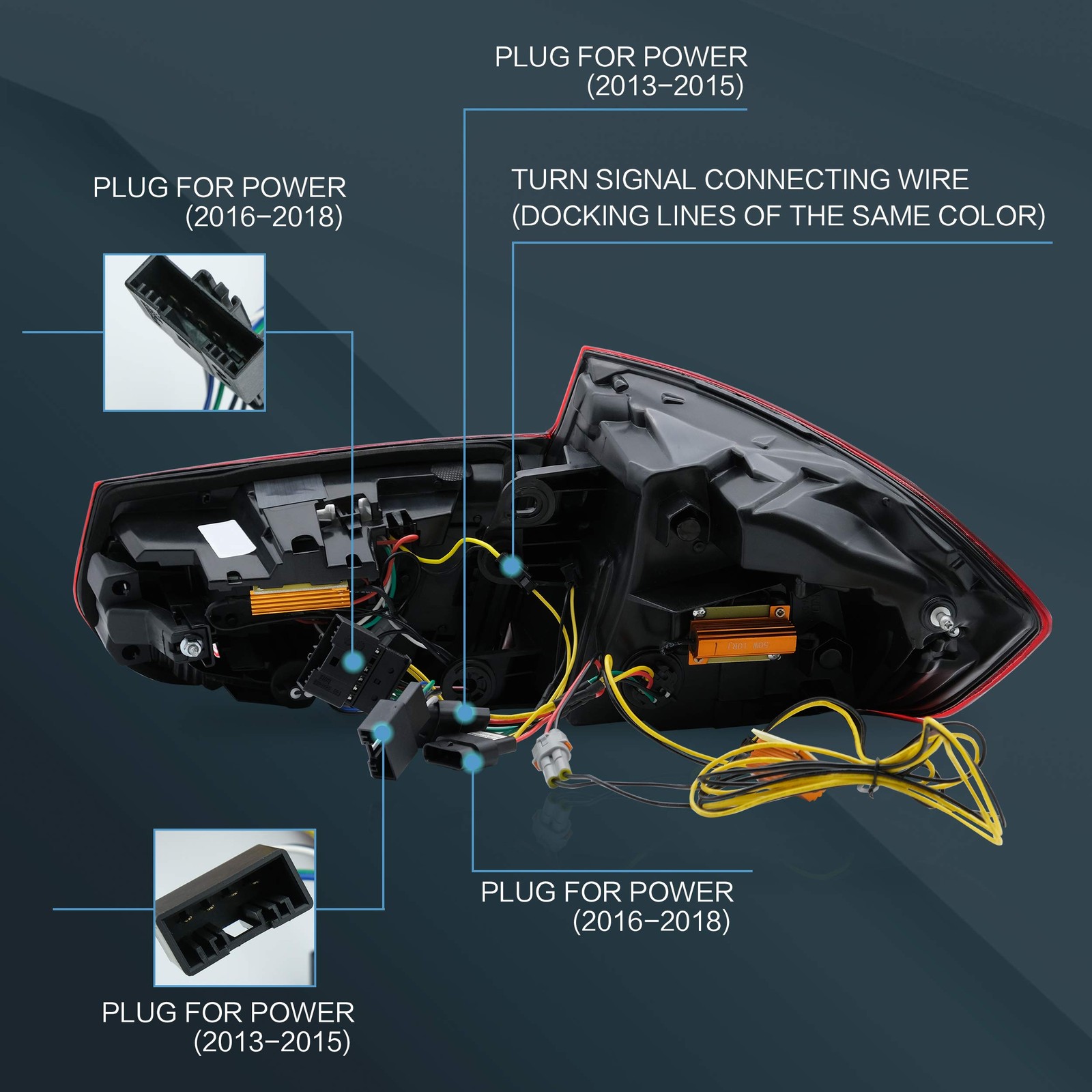 Tail lights Assembly for BMW 3 Series F30 F35 F80 320i 328i 328D Sedan 6th Gen