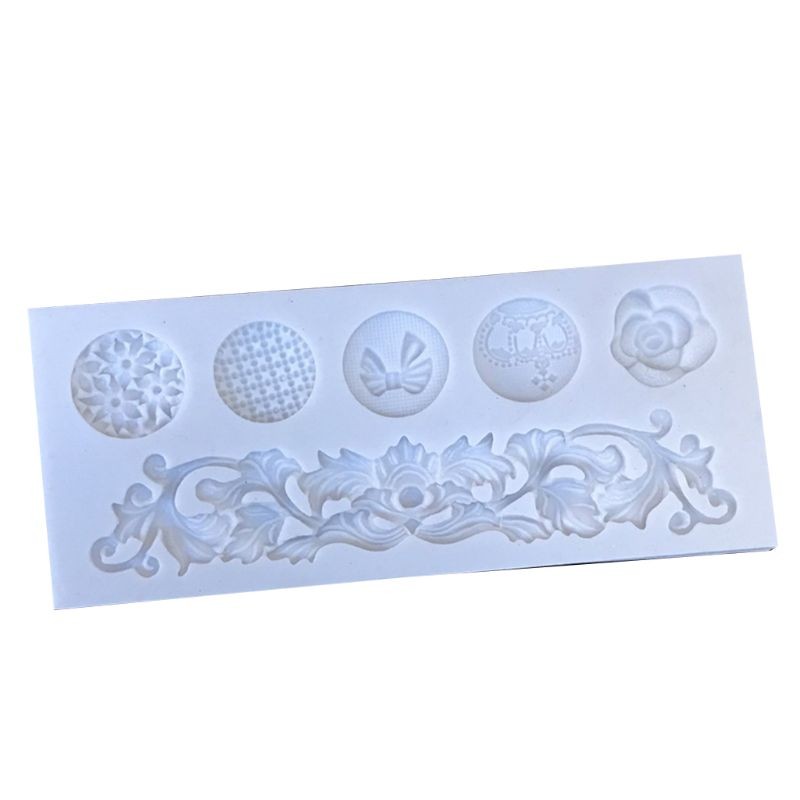 Cupcake Cookie Cutters Vintage Embossed Pattern Bakeware Tools Durable