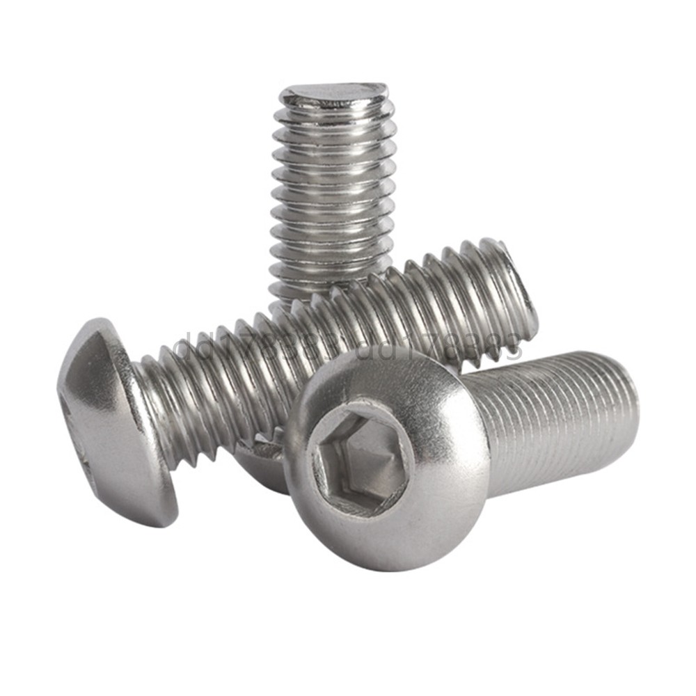 2#-56 British system 304 Stainless Allen Hex Socket Button Head Screws Bolts