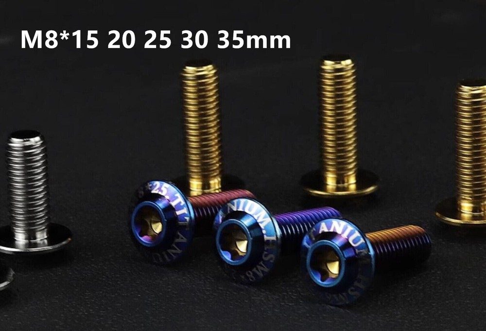 Titanium Alloy Umbrella Head Inner Torx Screws for Modification Shell Fixing