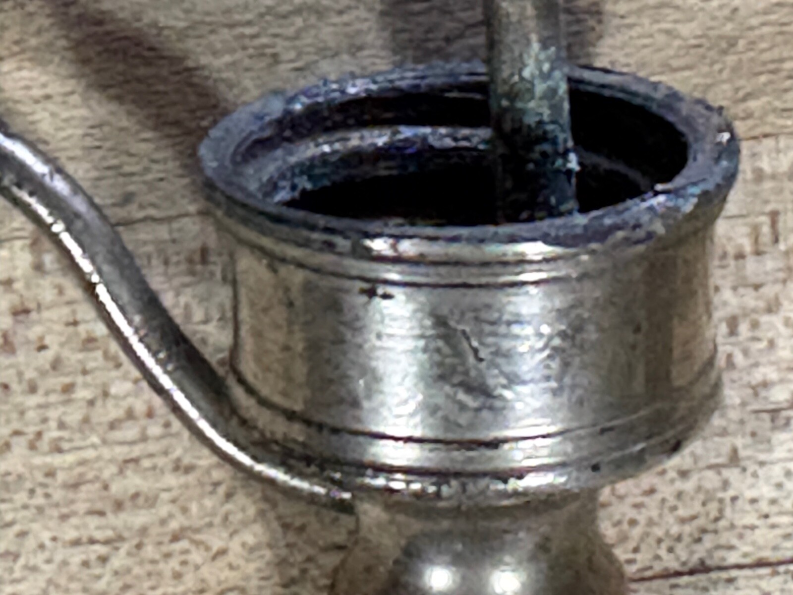 Antique Surgical instrument, screw attachment for bottle with two metal tubes