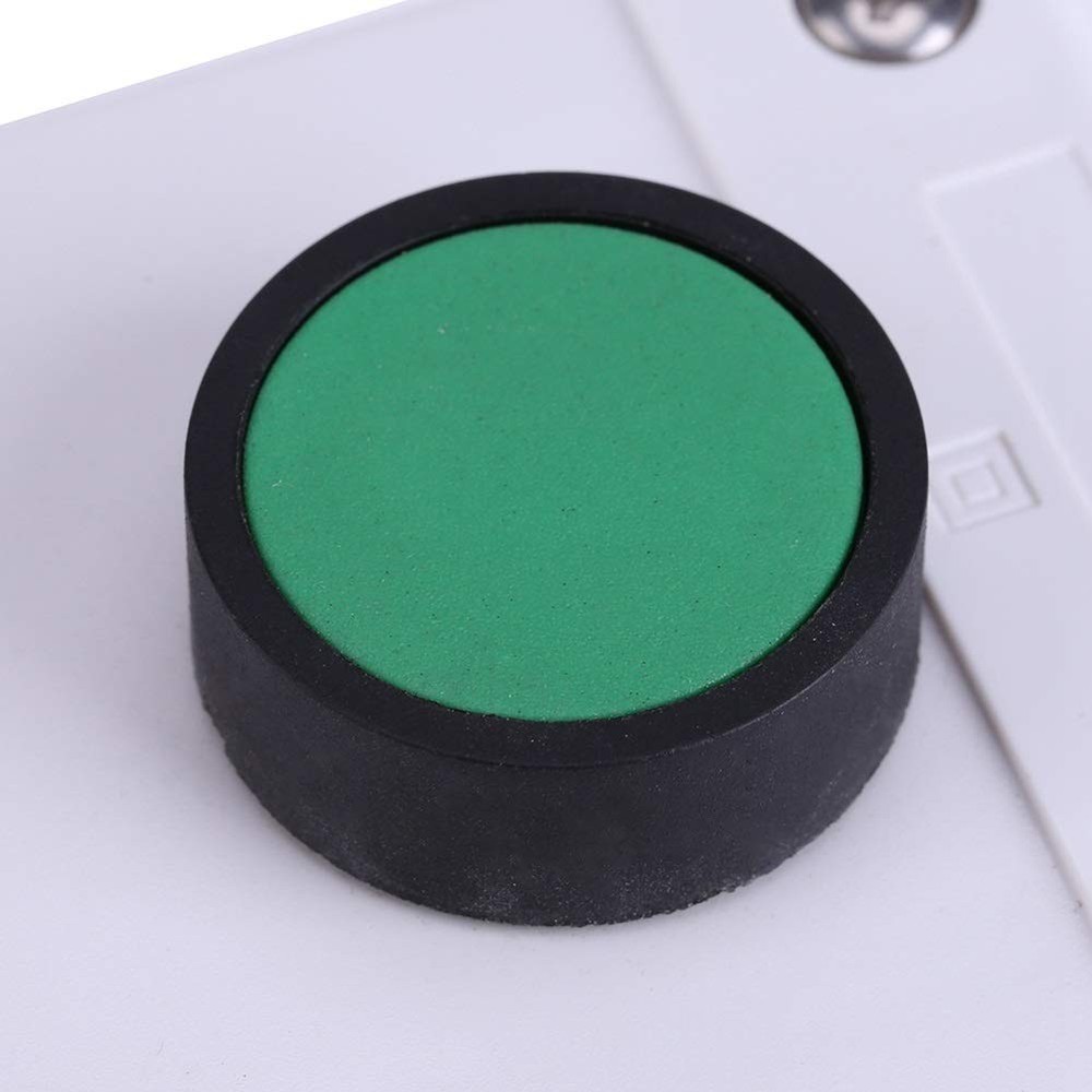 Push Button Switch Box - ABS Weatherproof White+Black+Green