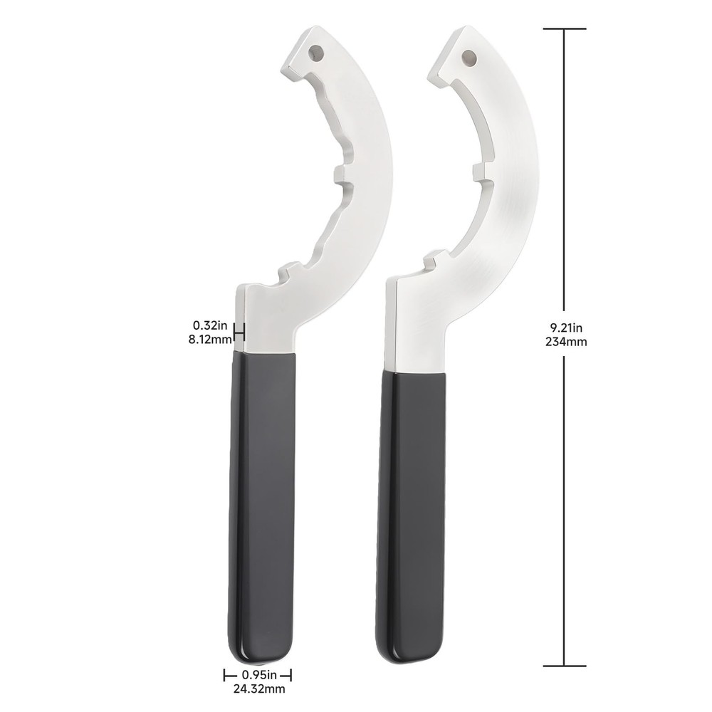 T114W Spanner Wrench Set Compatible with QA1 CoilOver Shock Absorber Adjusta