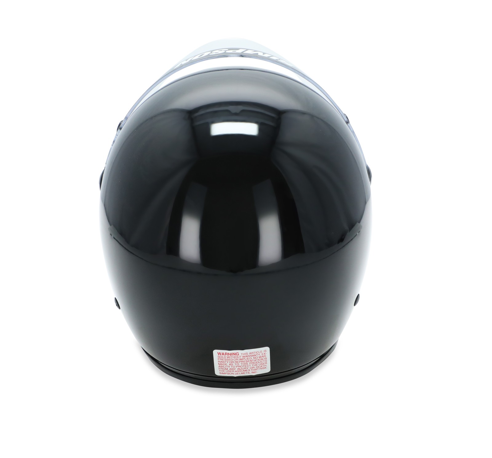 Simpson Racing 7210032 SA2020 Super Bandit Racing Helmet Adult Large Black