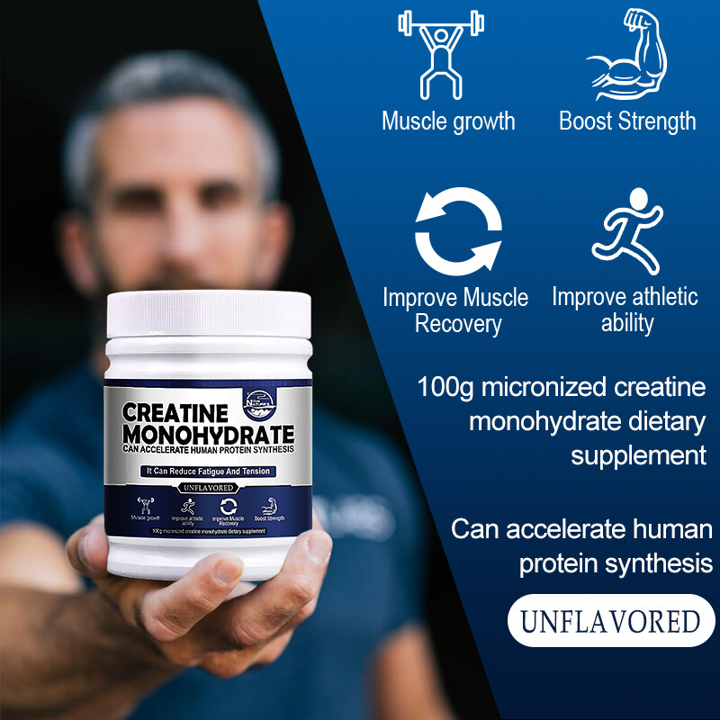 Pure Creatine Monohydrate (Micronized) - 5 Grams Per Serving,Unflavored Creatine