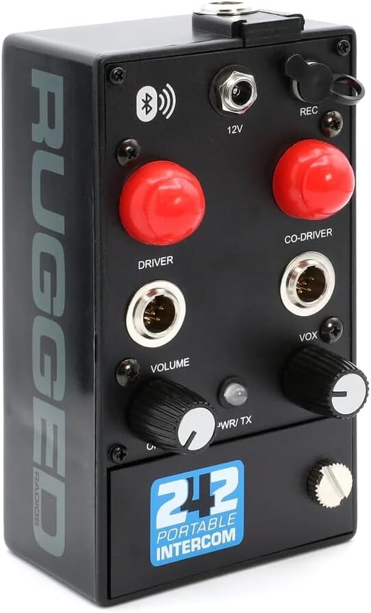 Rugged Radios 2 Seat Portable Intercom Kit w Headsets Communications Electronics