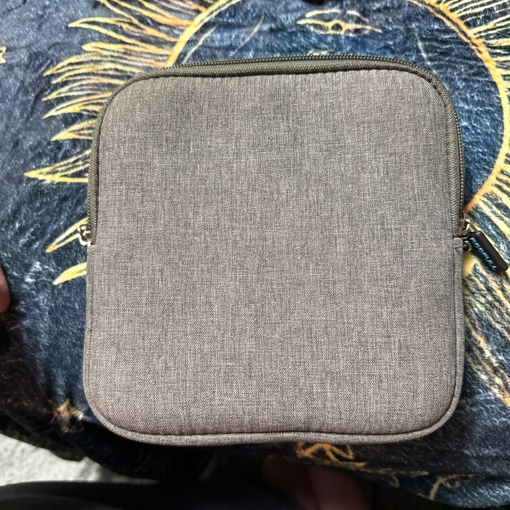 7 Inch Square Super Padded Roofull Storage Pouch with Pocket