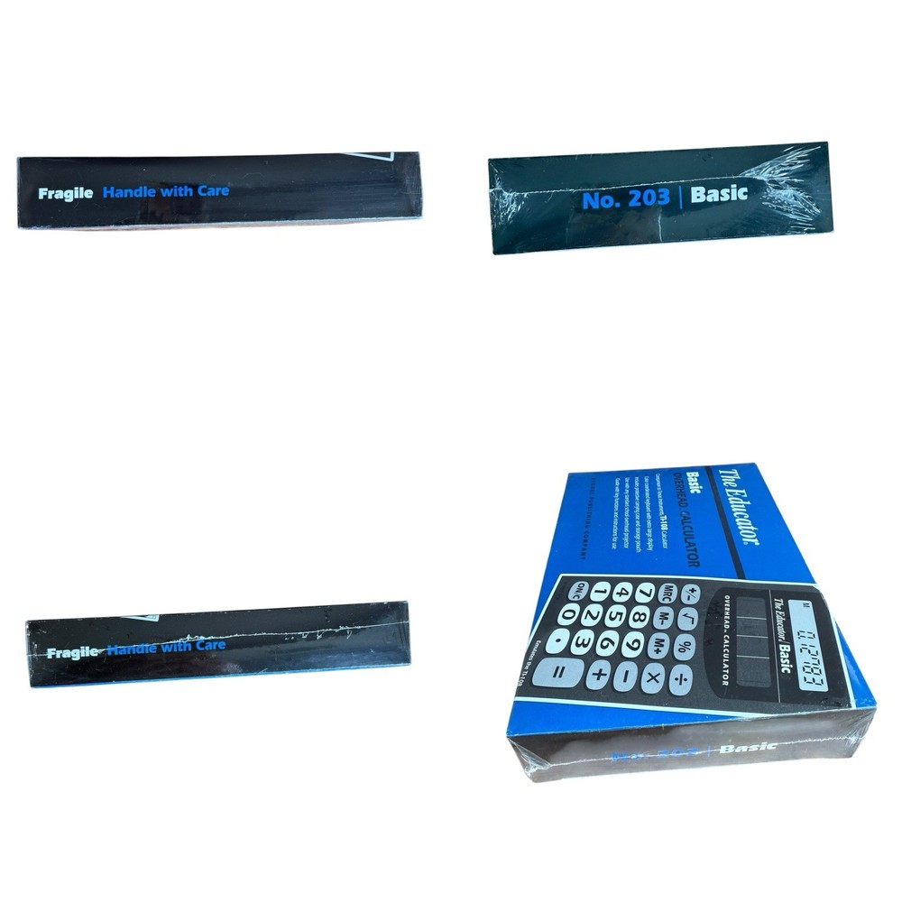 The Educator Basic Overhead Calculator TI-108 Case Guide Stokes Teaching Tool