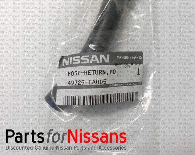 Genuine Nissan Frontier Xterra Pathfinder Power Steering Return Hose