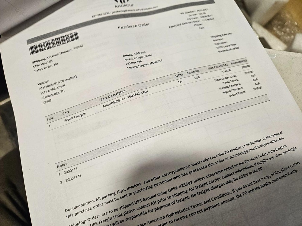 ATN Dosing Unit EVD 550 Electronic Volumetric Hydraulic Servo Dosing Pump