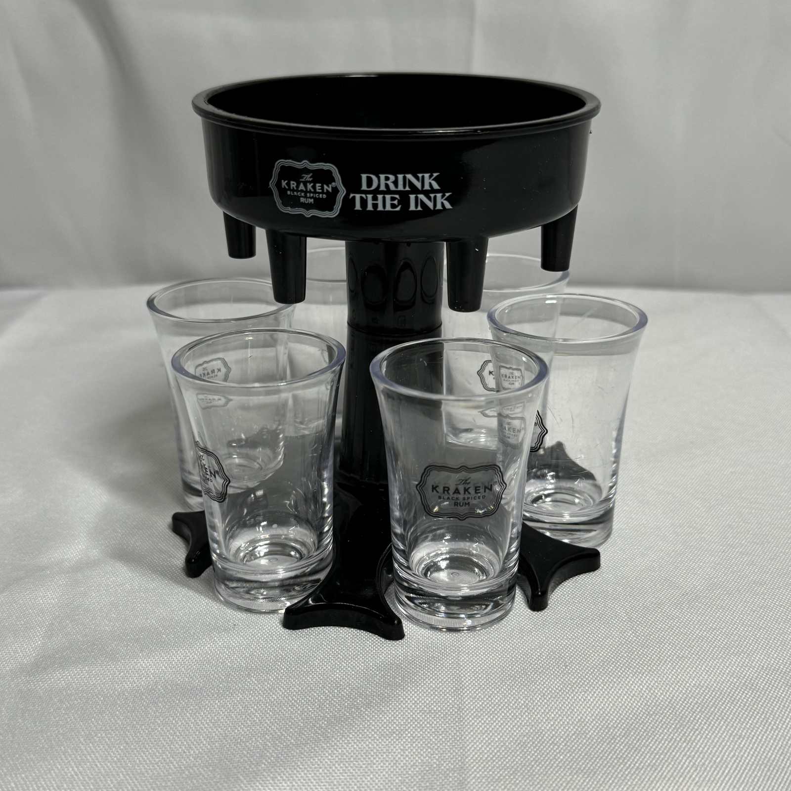 Kraken Shot Bottle Dispenser And Shot Glass Carrier