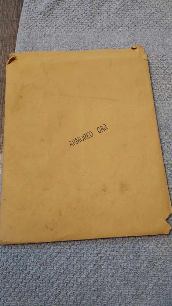 Stern Armored car papers, schematics arcade game
