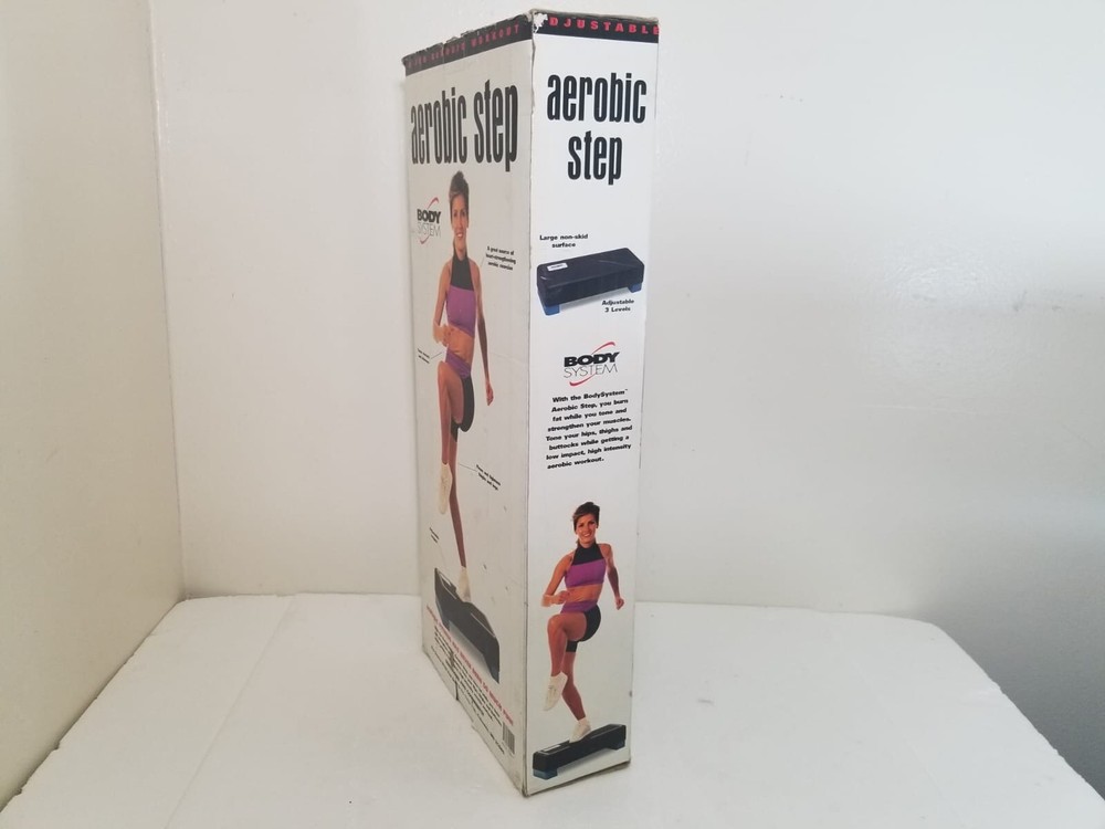 Step N' Shape Body Step Aerobic Exercise Stepper w/Riser -