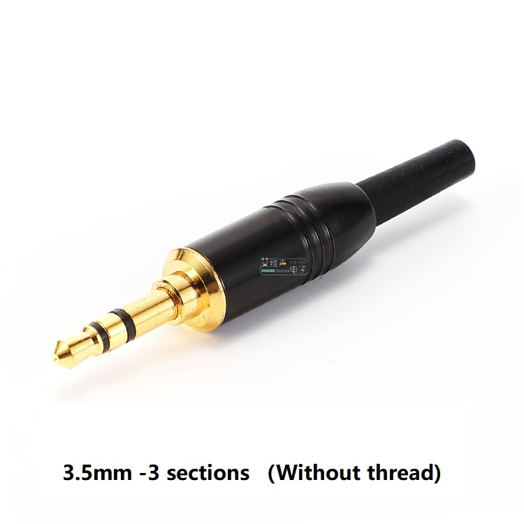 Sony Plug Connector Compatible Replacement 3.5mm Stereo Screw Locking Jack Plug