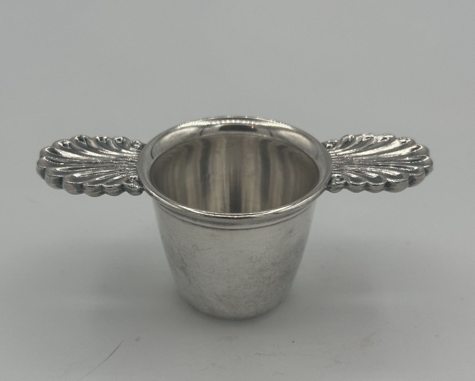 Italian Made Sheffield Co Turn & Pour Silver Plate Jigger