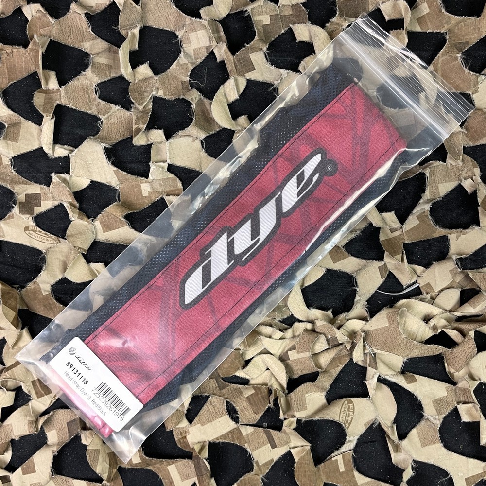 NEW Dye Head Wrap - Dye UL Red/Black
