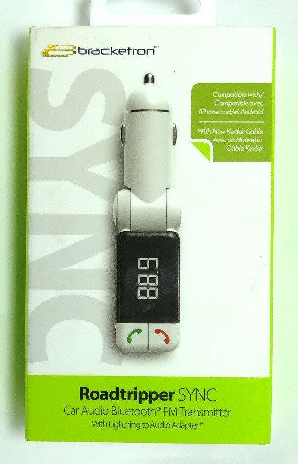 Bracketron Bluetooth FM transmitter, white