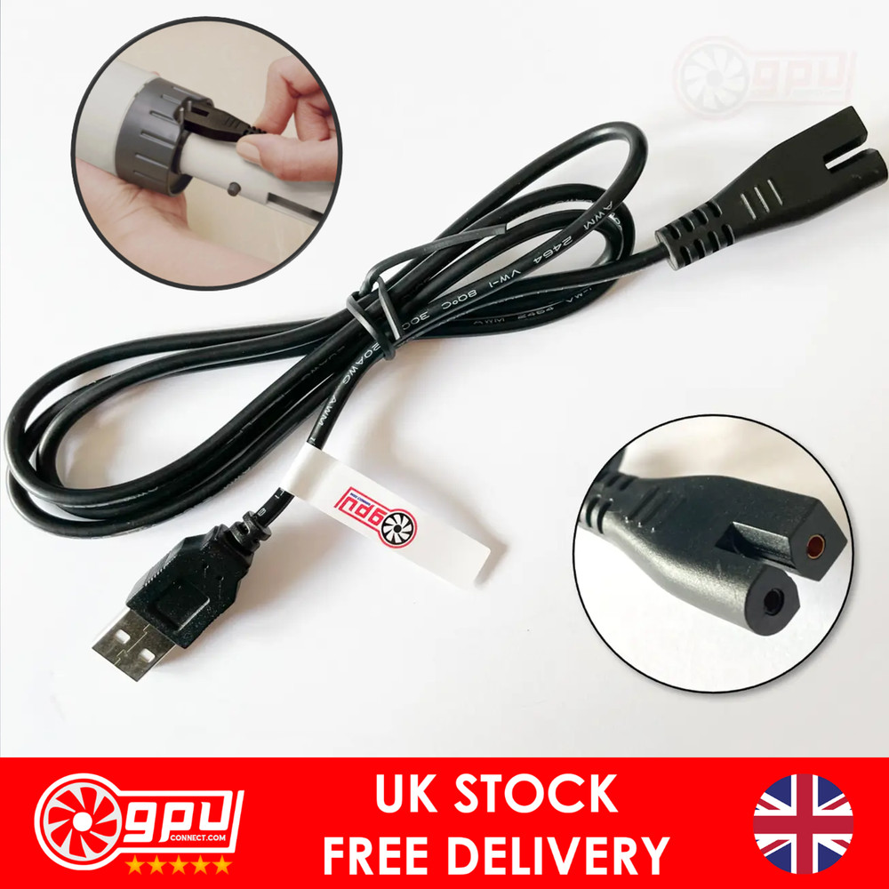 Pool Vacuum Charging USB Cable Replacement for Intex / Lay-Z-Spa