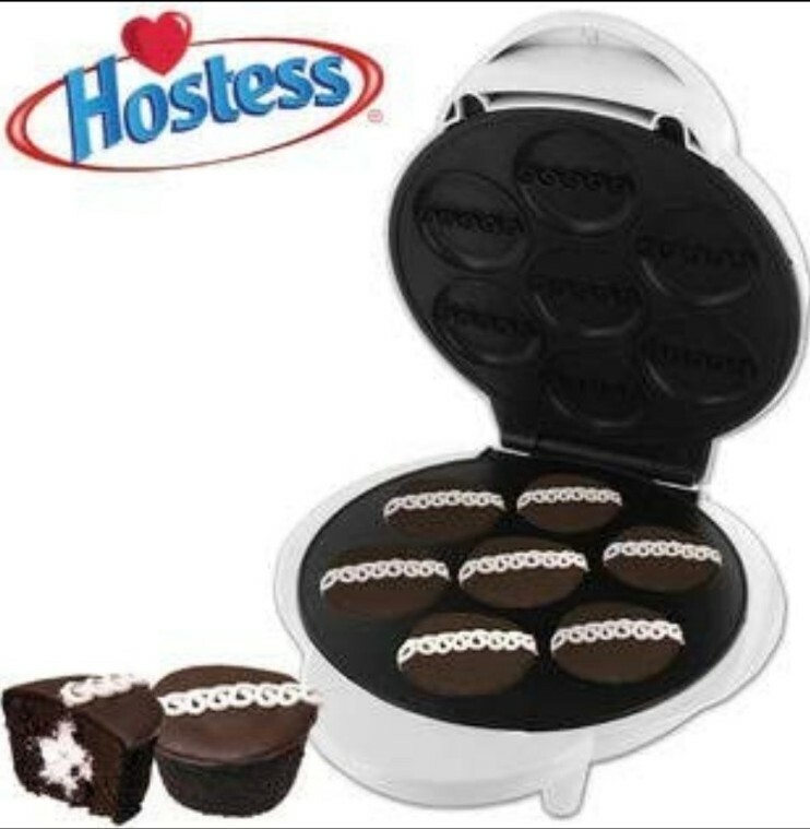 HOSTESS MINI CUPCAKES MAKER PASTRY BAG & RECIPES NIB