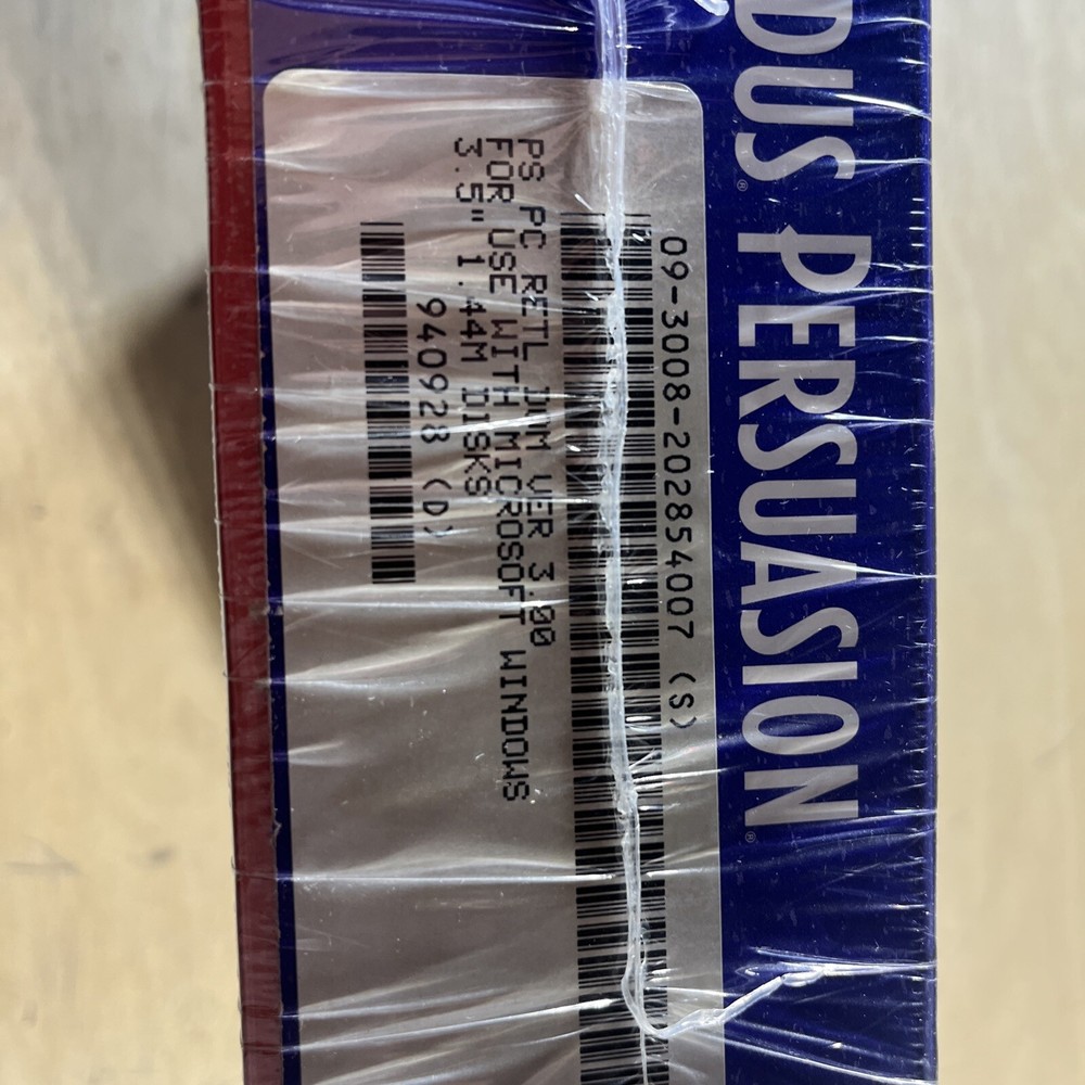 Aldus Persuasion Version 3.0 for Windows Vintage Software sealed