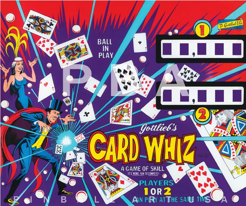 CARD WHIZ Complete LED Lighting Kit custom SUPER BRIGHT PINBALL LED KIT