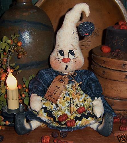 Primitive Ghost Ann Halloween Annie Doll Paper Pattern #517